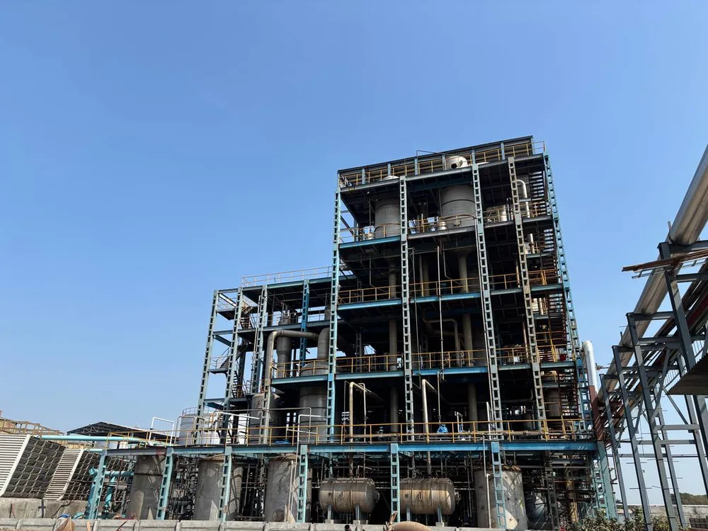 Sitaram Maharaj Sugars — process plant structure, daytime