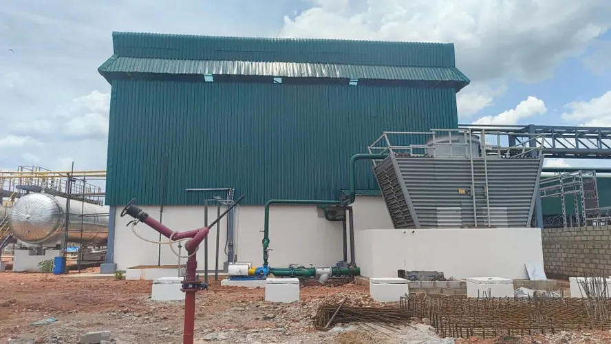 Cooling tower installation